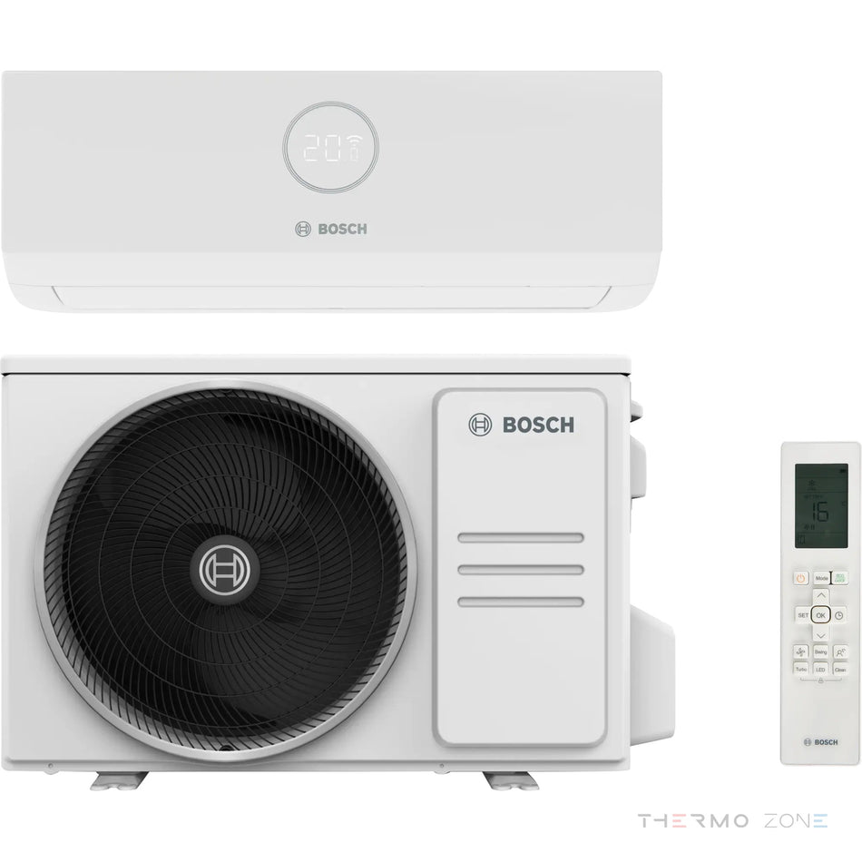 Bosch Climate 3000i Set WE Single-Split Klimaanlage Innengerät Außengerät Fernbedienung