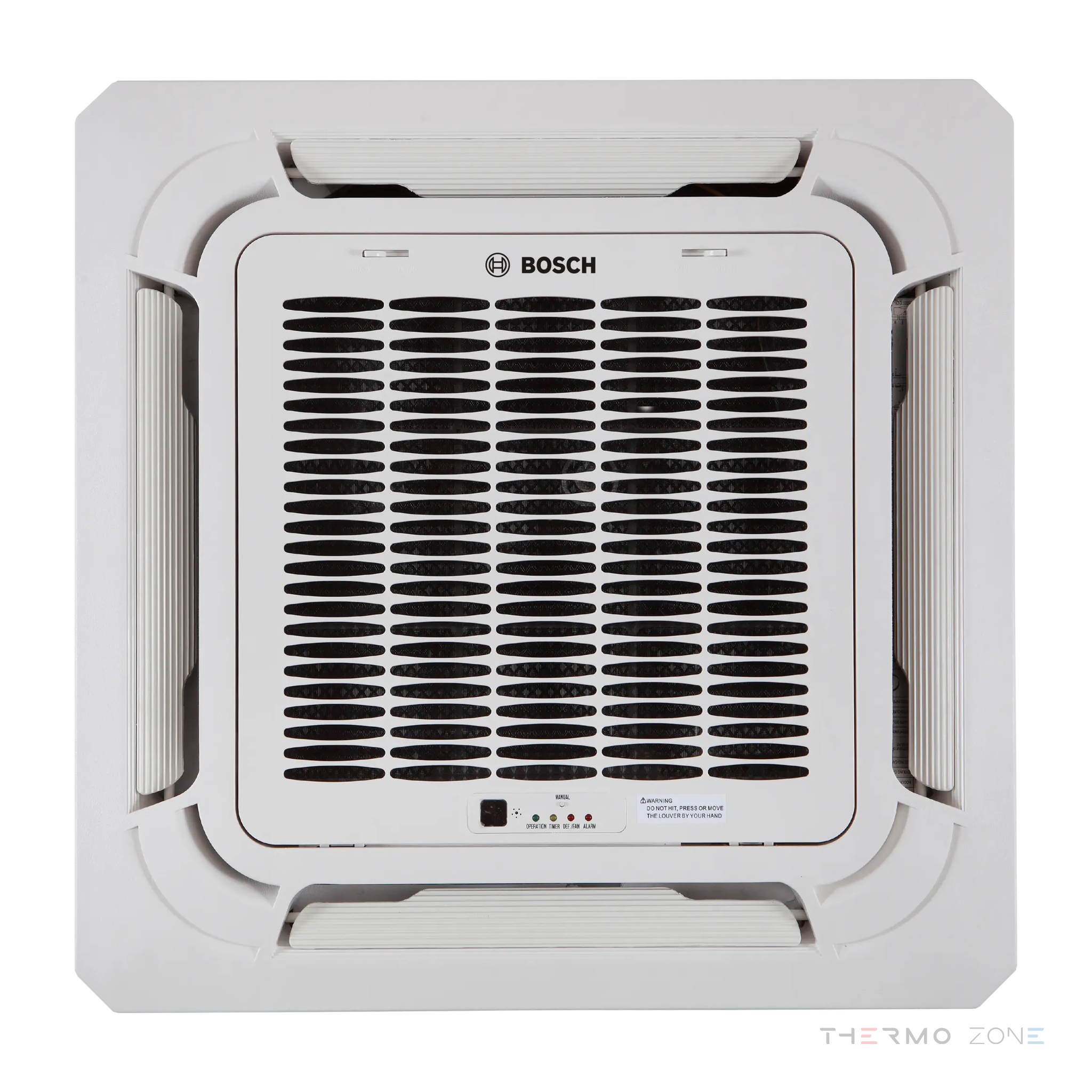 Bosch Climate CL5000i Deckenkasseten Inneneinheit Frontansicht für Multi-Split Klimaanlagen