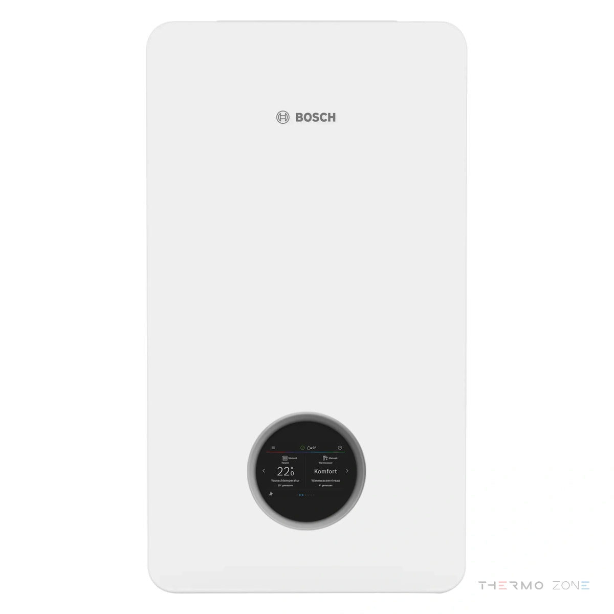 BOSCH Compress 5800i AW Innenmodul mit Touch-Display Frontansicht
