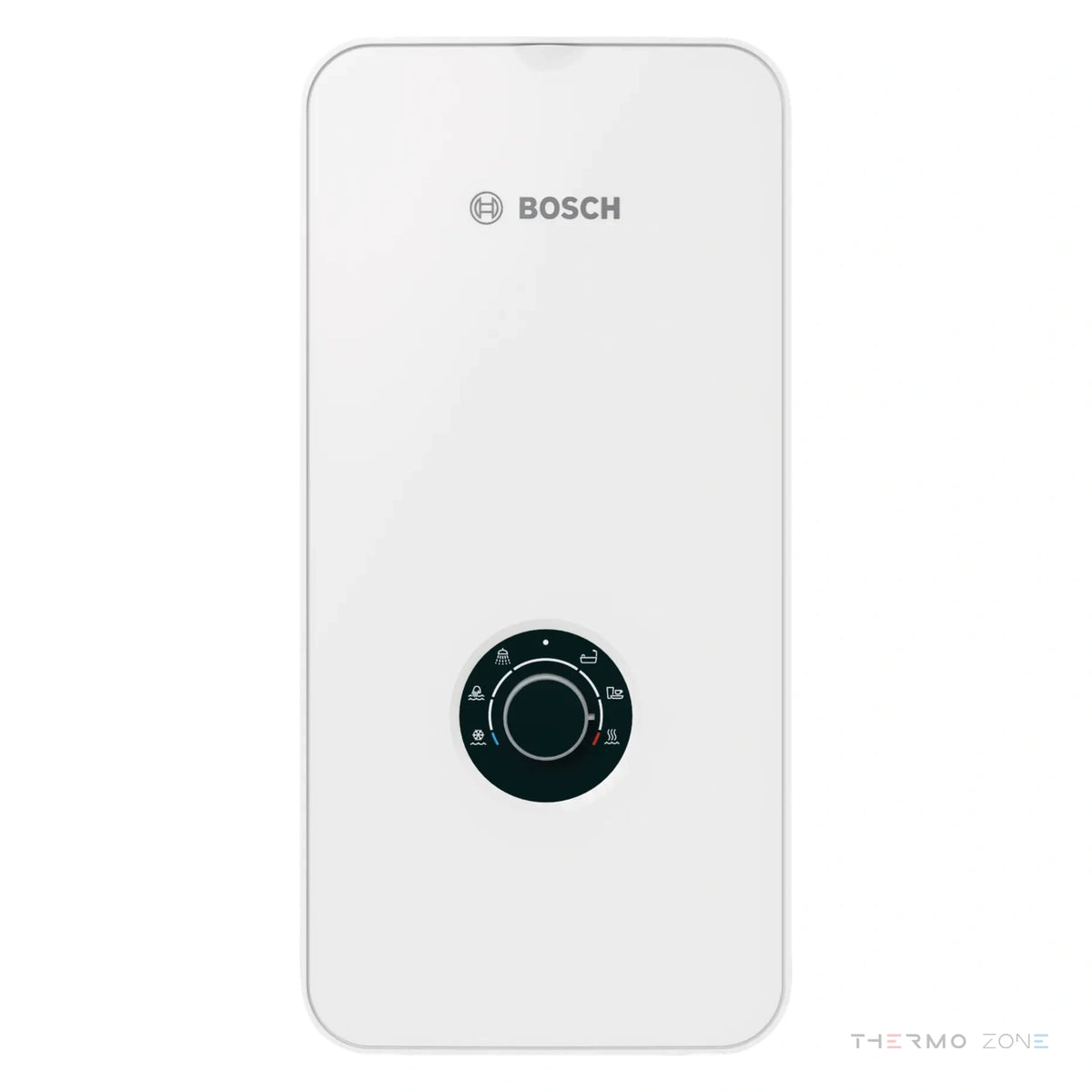 BOSCH TRonic 5000 Durchlauferhitzer Frontansicht mit Drehregler