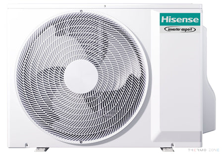 Hisense Air Master Klimaanlage Weiß – Außeneinheit in Frontansicht