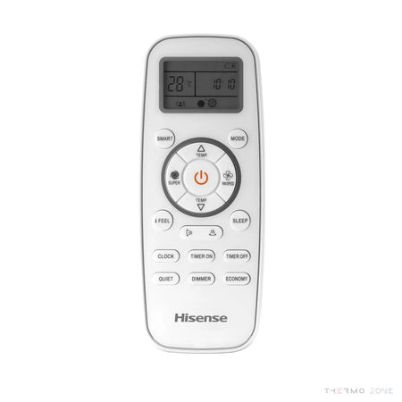 Hisense Hi-Smart Klimaanlage – Fernbedienung mit Display und Funktionstasten