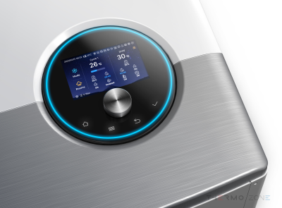 Hisense Hi-Therma AHM-044/060/080HCDSAA – Bedienfeld mit Farbdisplay