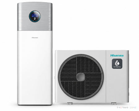 Hisense Hi-Therma All-in-One Wärmepumpensystem mit Speicher-Inneneinheit und Außeneinheit