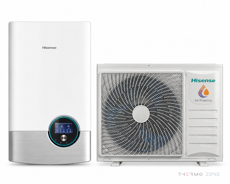 Hisense Hi-Therma Split Wärmepumpe mit Inneneinheit und Außeneinheit