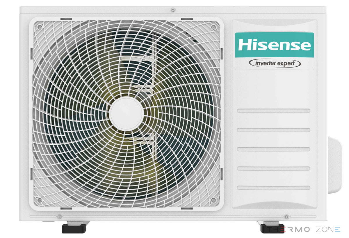 Hisense Konsolenklimaanlage – Außeneinheit in Frontansicht