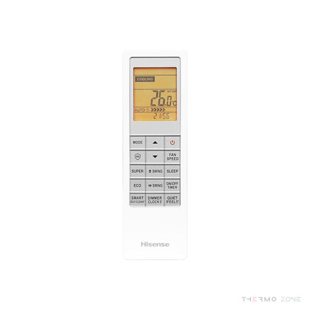 Hisense UNI HA Klimaanlage – Fernbedienung mit Display und Funktionstasten