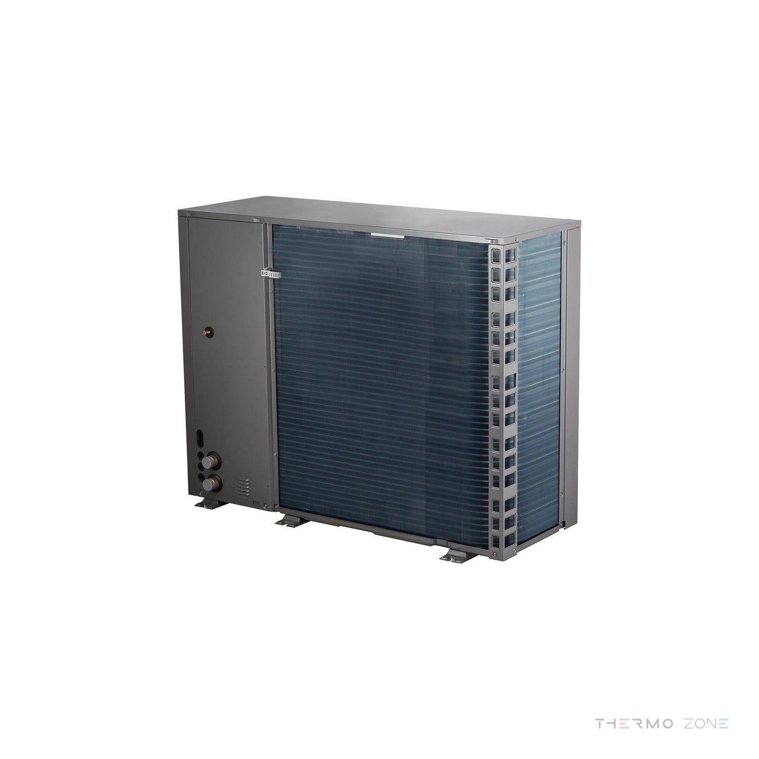Midea M-Thermal Nature Monoblock R290 Luft-Wasser-Wärmepumpe Rückseite mit Wärmetauscher