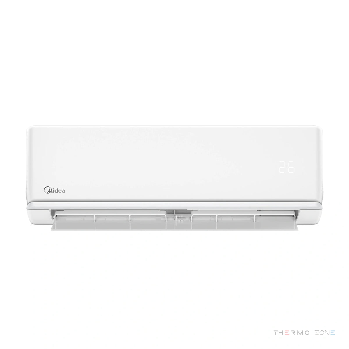 Midea Prime 2 Multisplit Klimaanlage Innengerät Frontansicht geöffnet