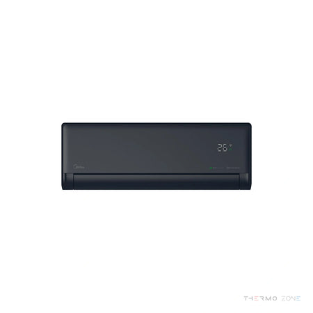 Midea Solstice AI Wandklimaanlage schwarz Innengerät Frontansicht