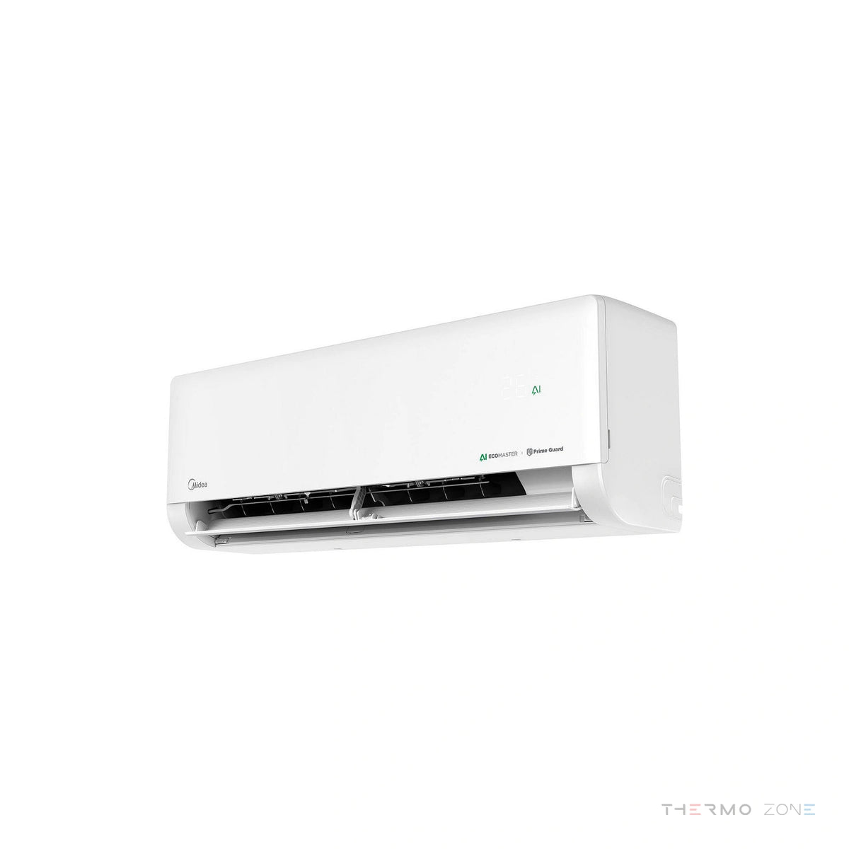 Midea Solstice AI Wandklimaanlage Innengerät Perspektive links