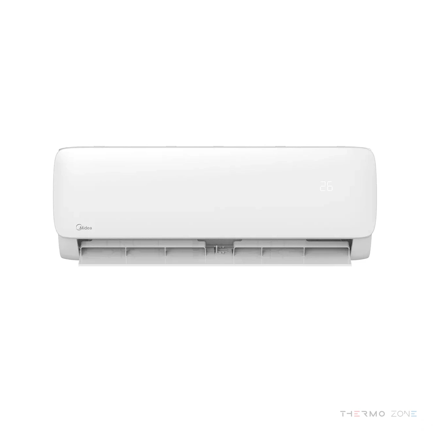 Midea Xtreme Save Wandklimaanlage Innengerät Frontansicht geöffnet