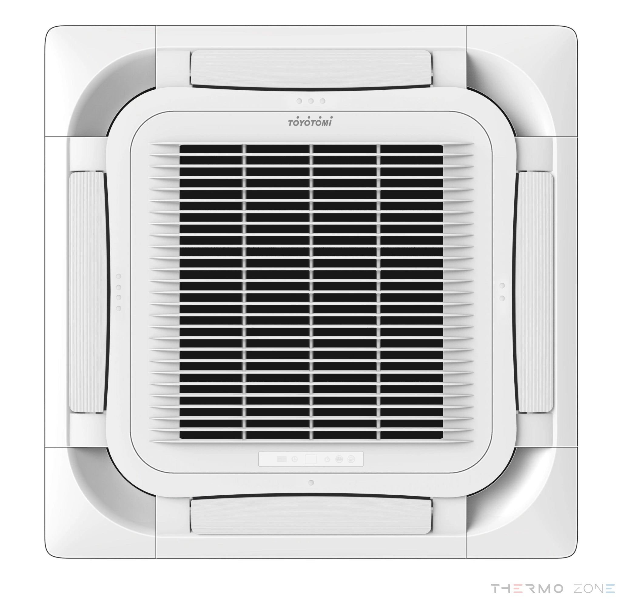 Toyotomi 360 Grad 8 Wege Deckenkassette Klimaanlage CCT12IUINVR32 für gleichmäßige Luftverteilung