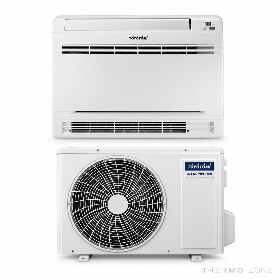 Toyotomi Konsolen-Klimaanlage Set mit Innengerät und Außengerät – ThermoZone